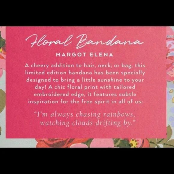 Margo Elena Limited Edition Bandana - Picture 10 of 10